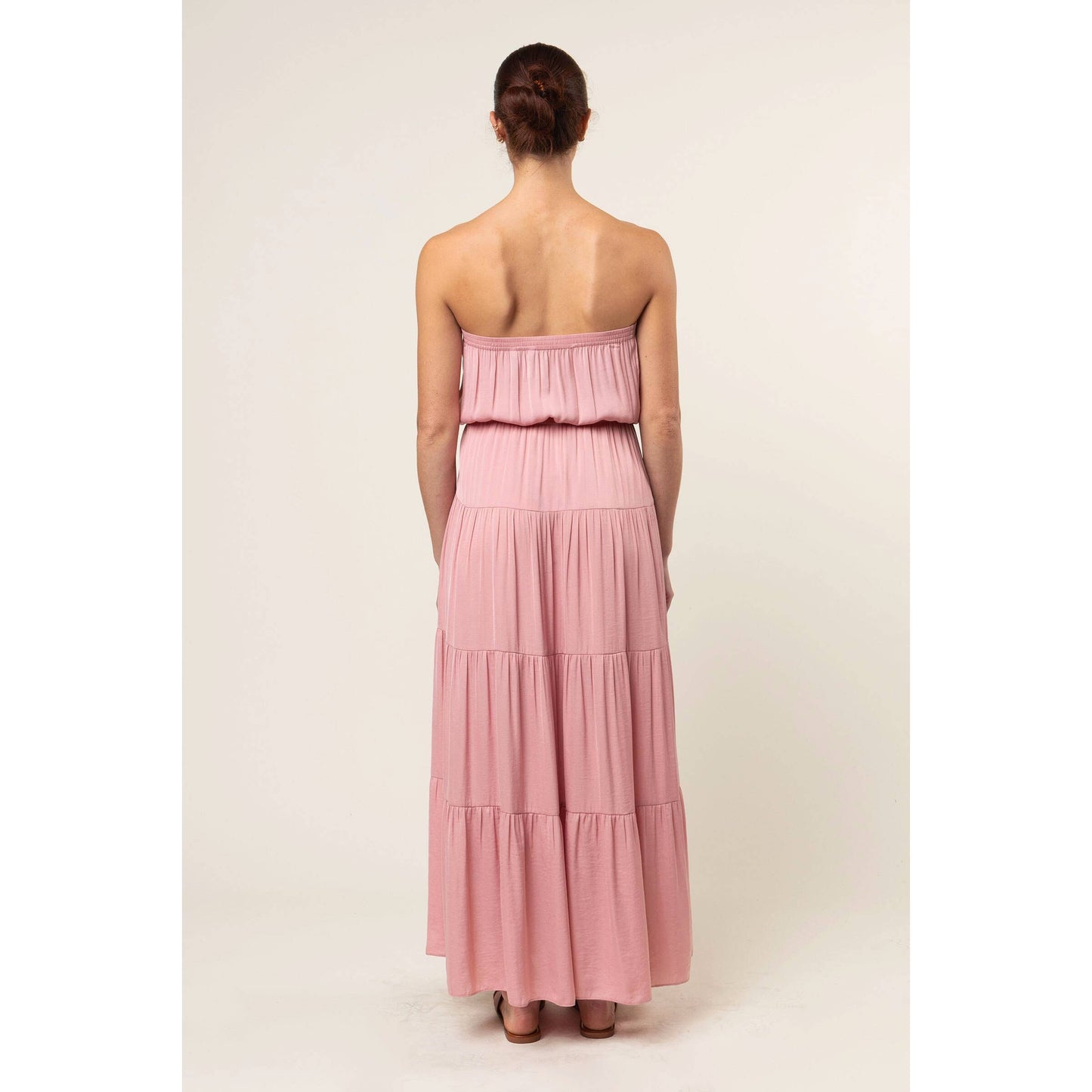 Stacia Maxi Tiered Tube Dress