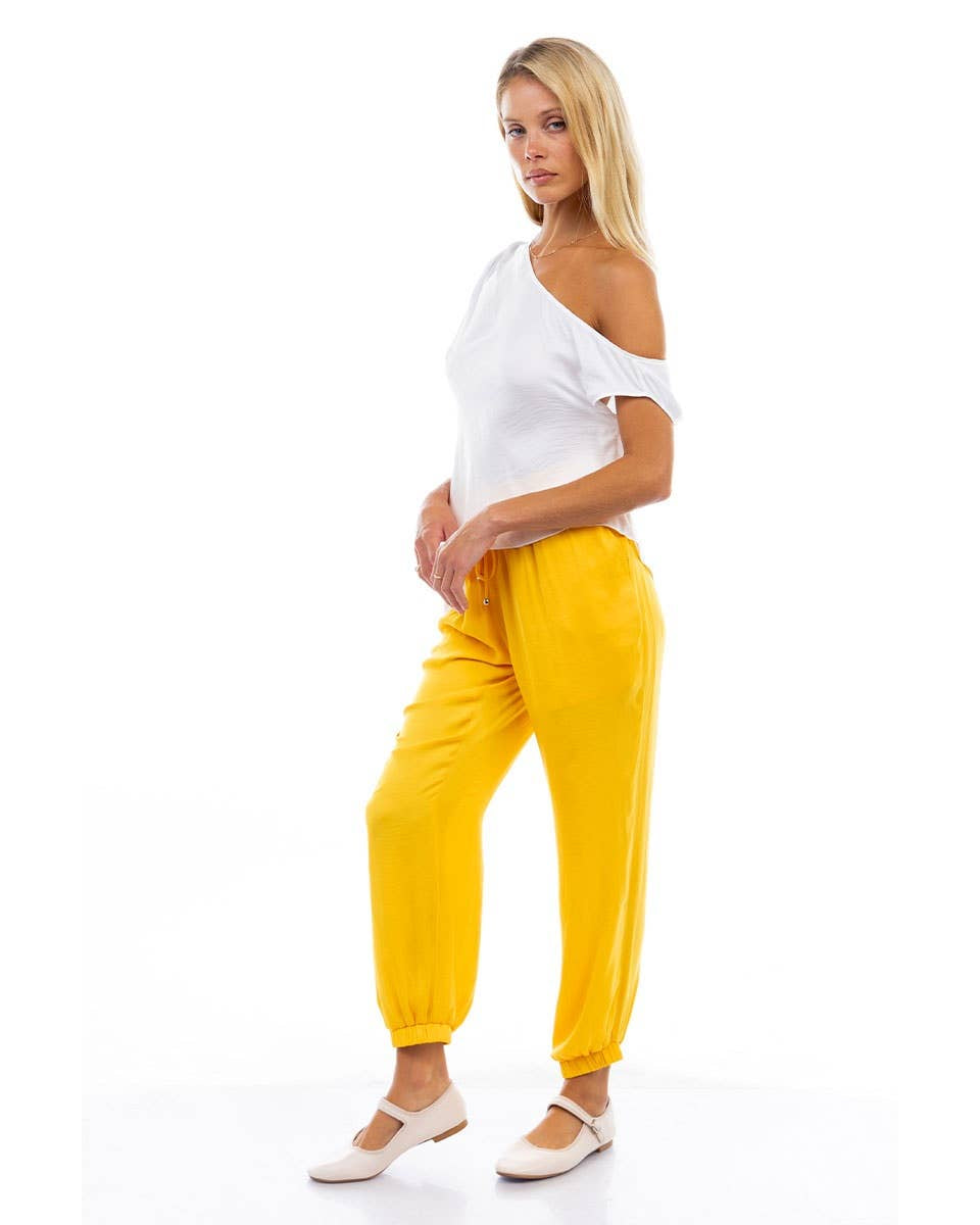 Sofia Satin Joggers