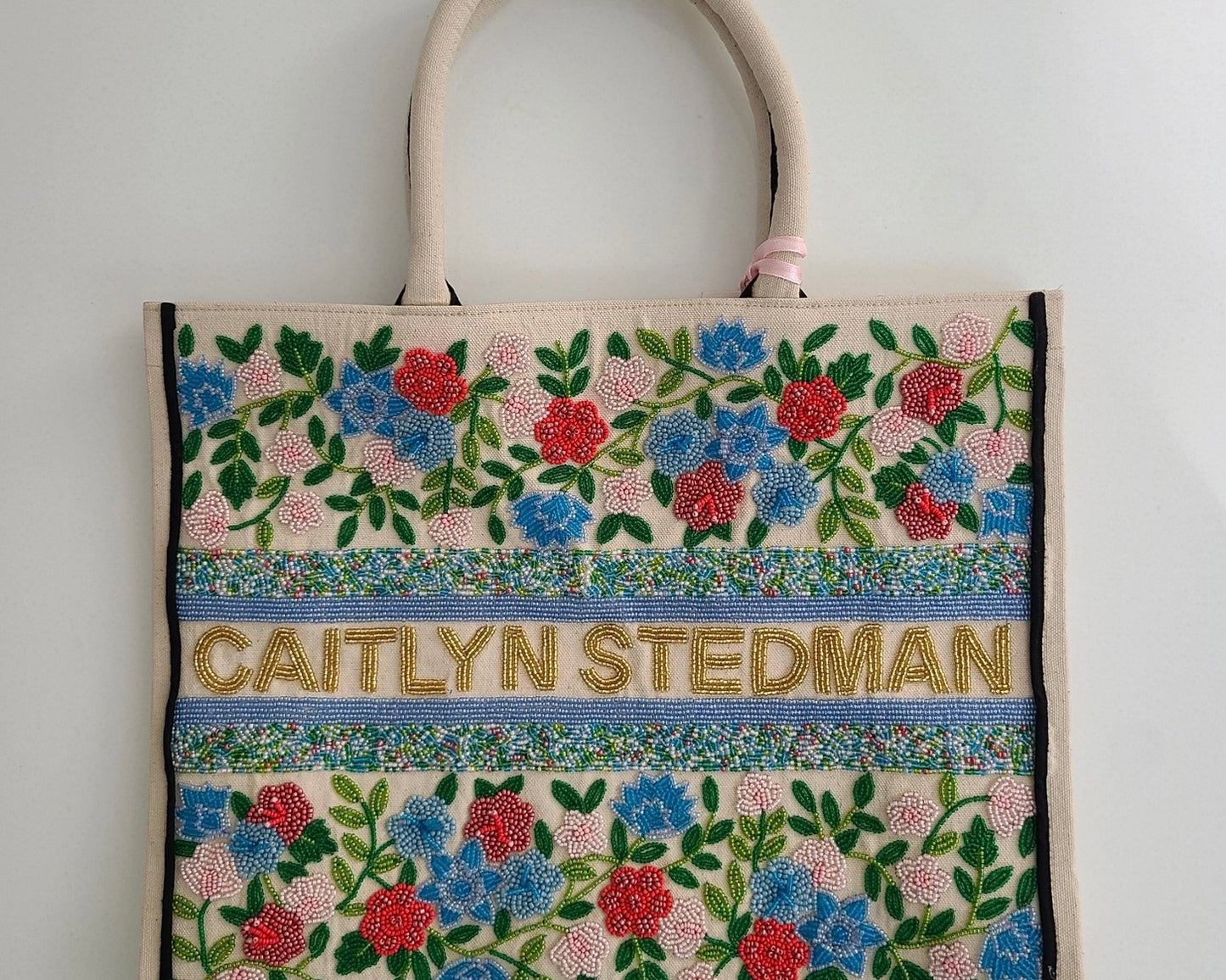 Custom Beaded Tote