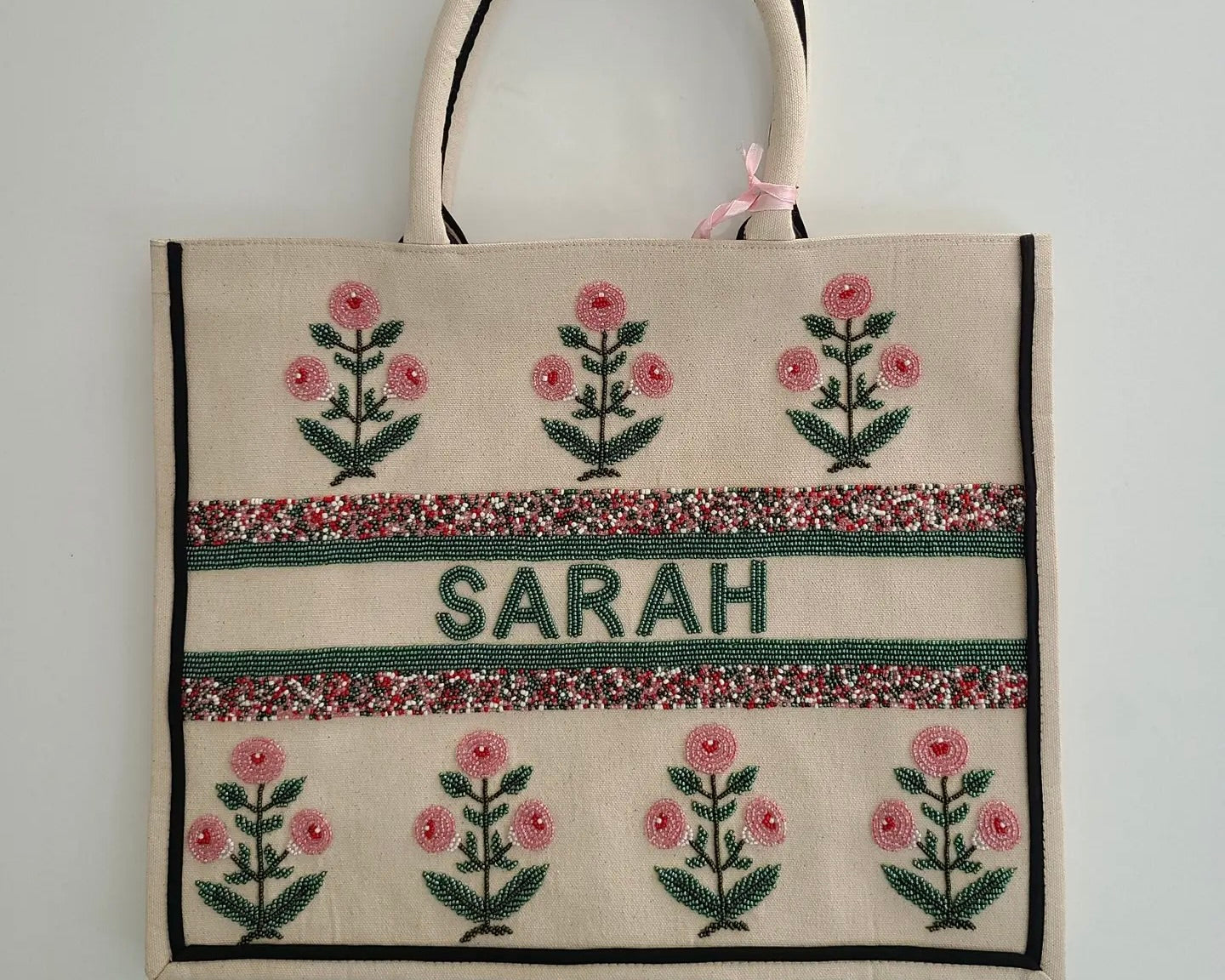 Custom Beaded Tote