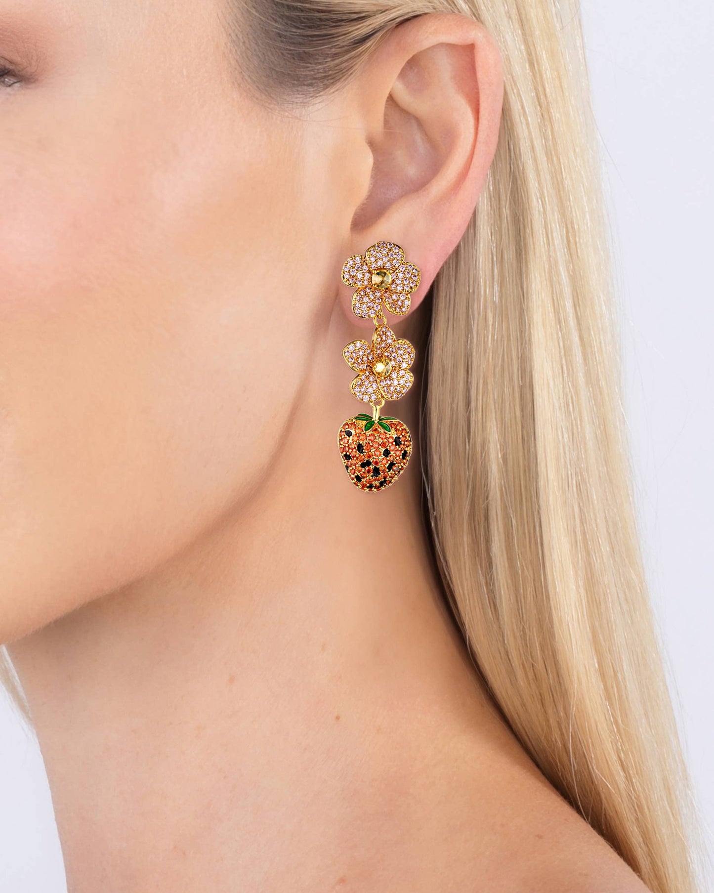 Juicy Strawberry Earrings