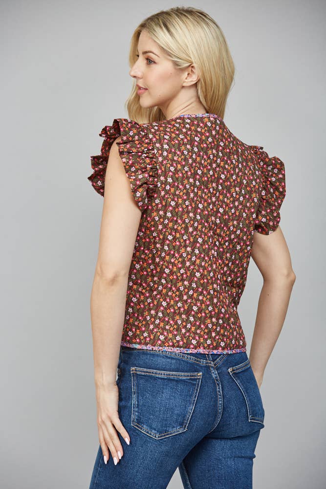 Harper Floral Vest