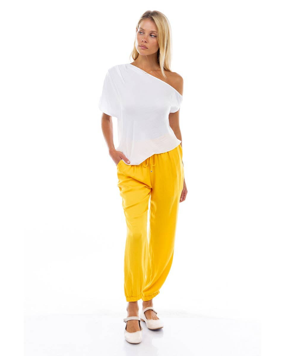 Sofia Satin Joggers