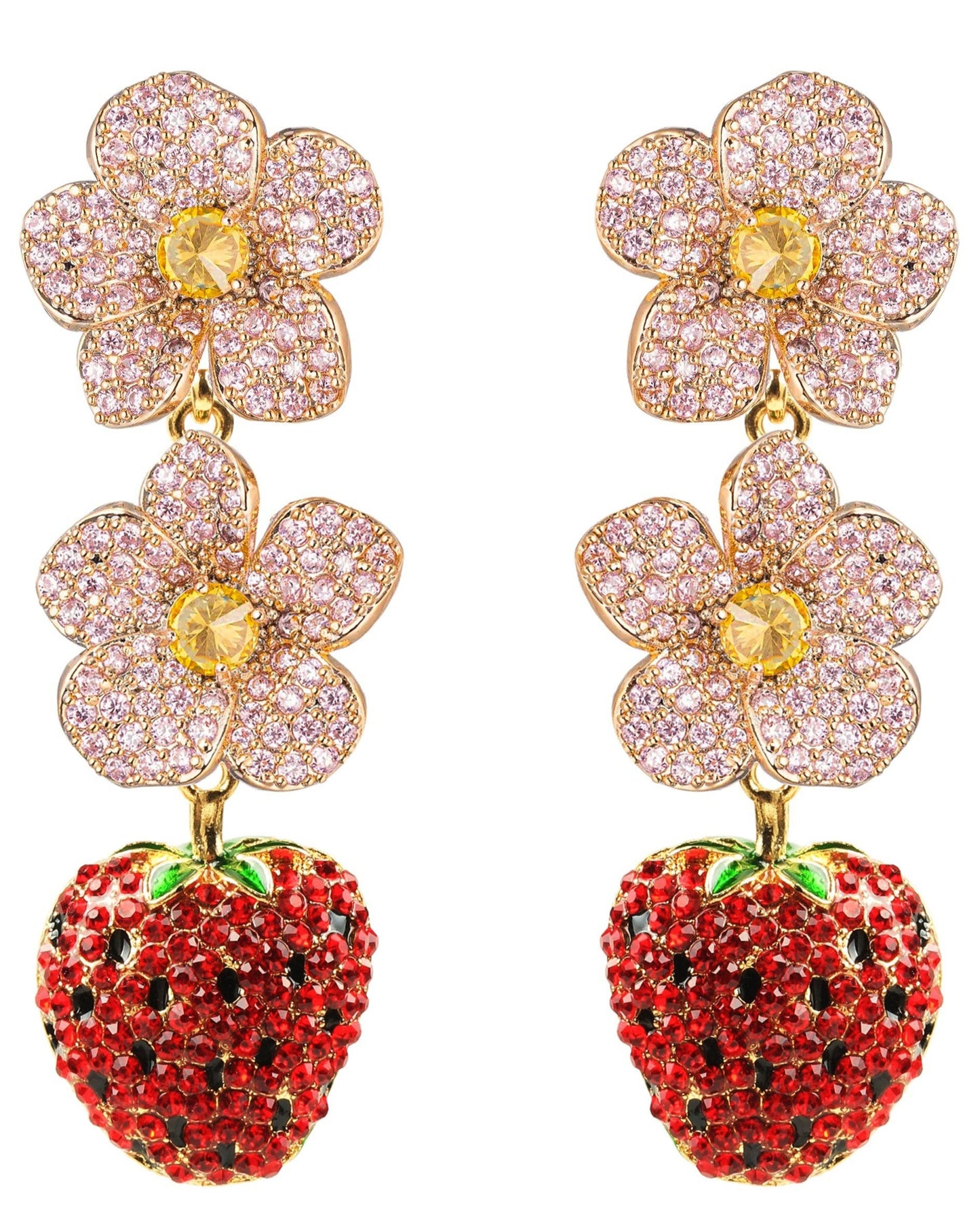 Juicy Strawberry Earrings