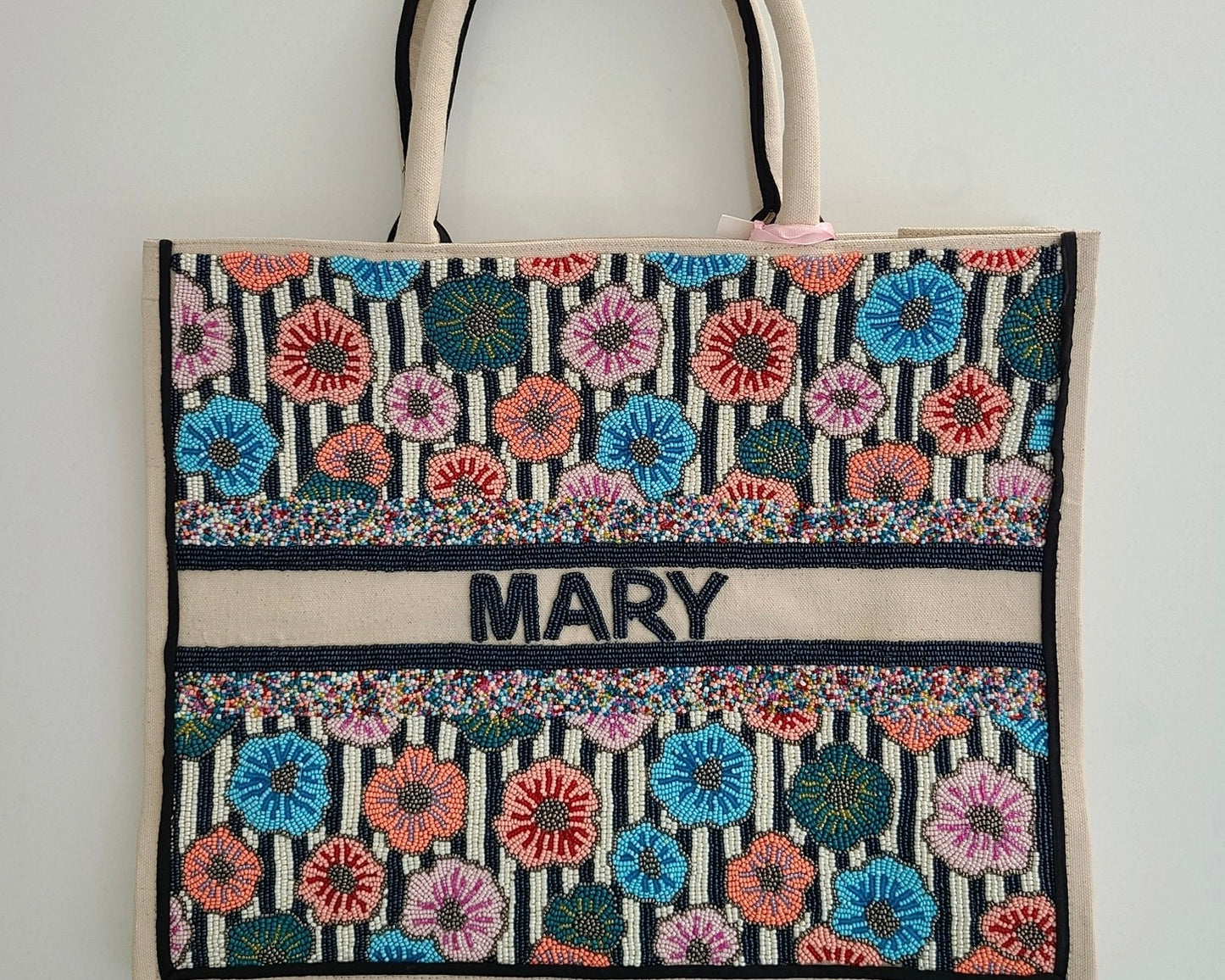 Custom Beaded Tote