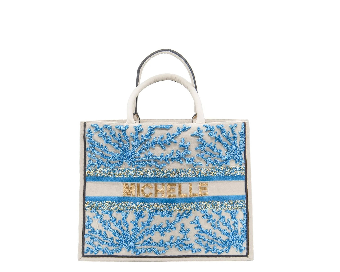 Custom Beaded Tote