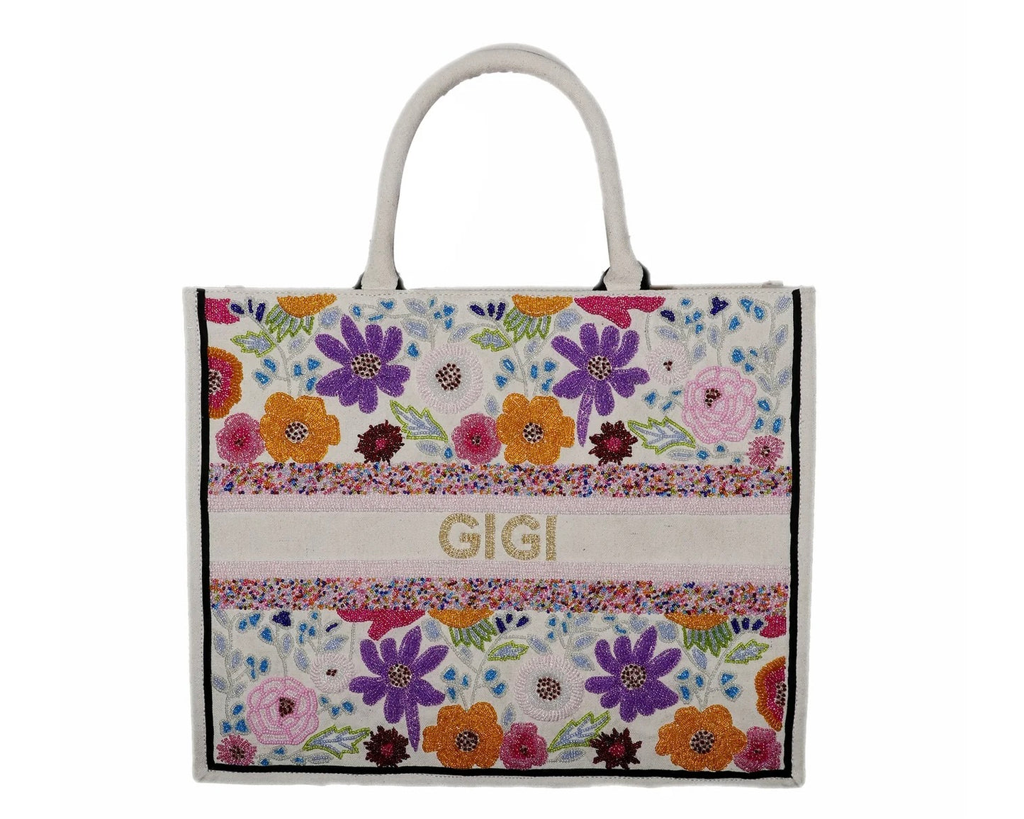 Custom Beaded Tote