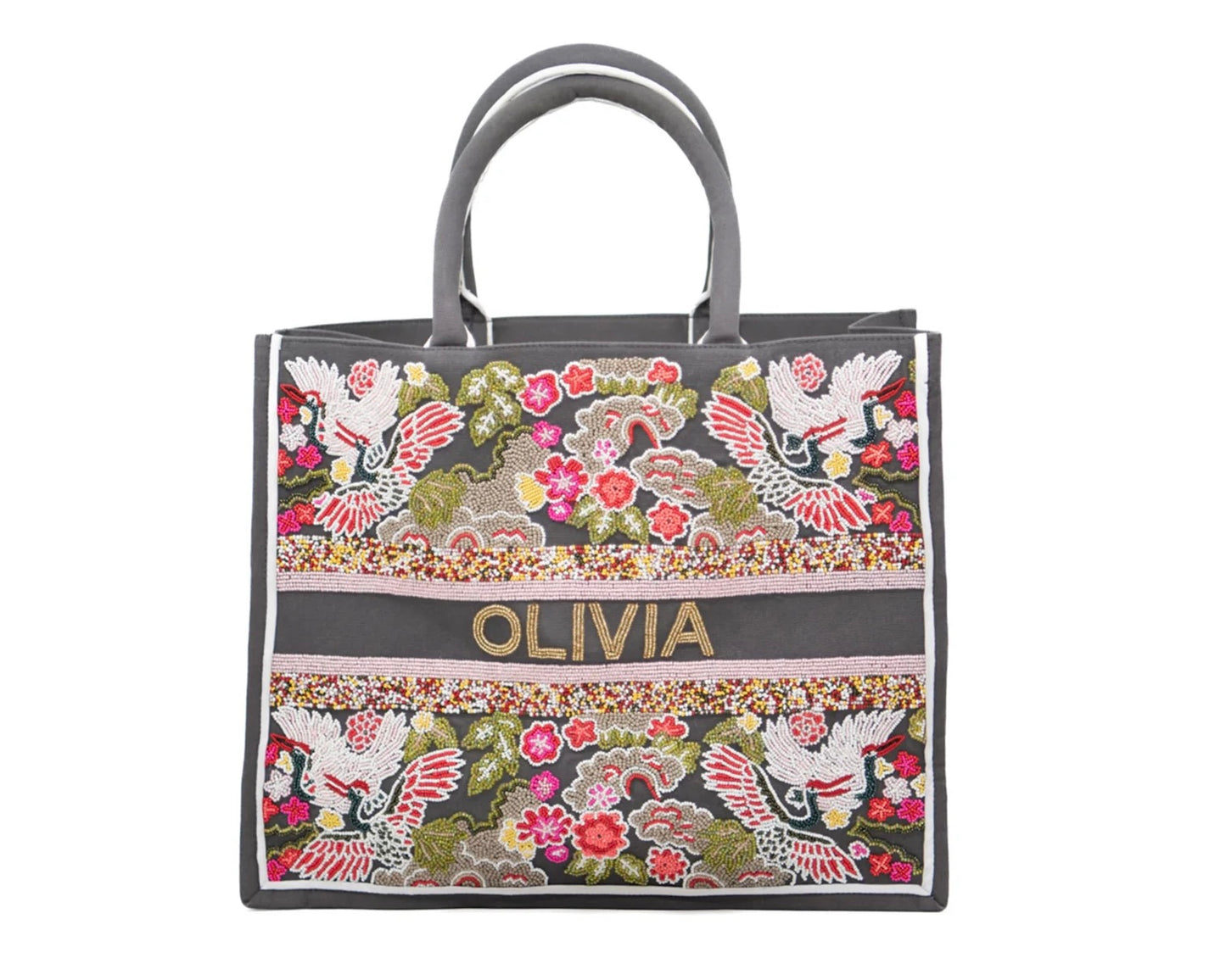 Custom Beaded Tote