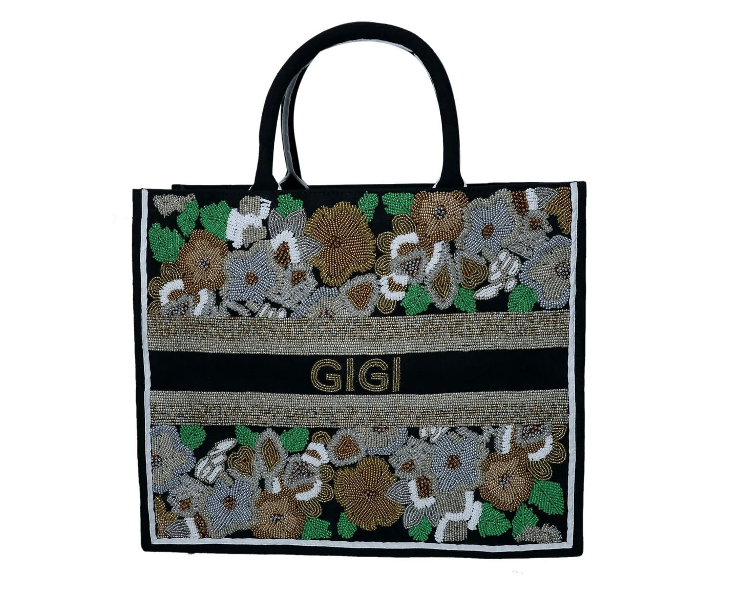 Custom Beaded Tote