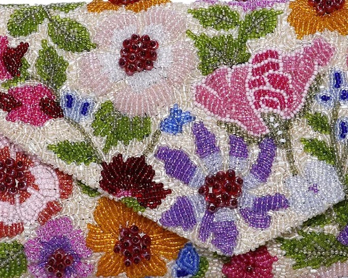Custom Beaded Tote