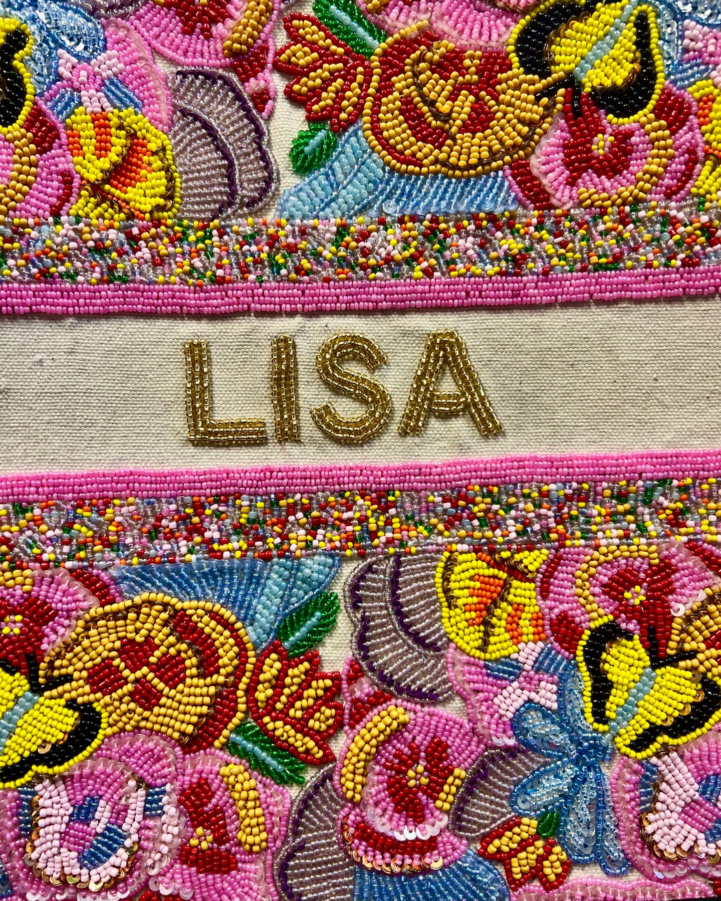 Custom Beaded Tote