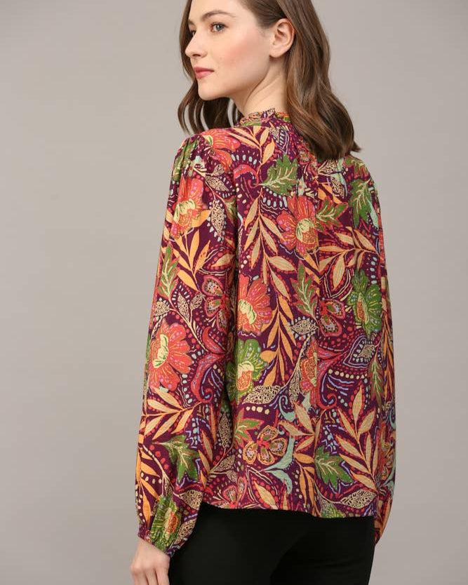 Lola Split Neck Blouse