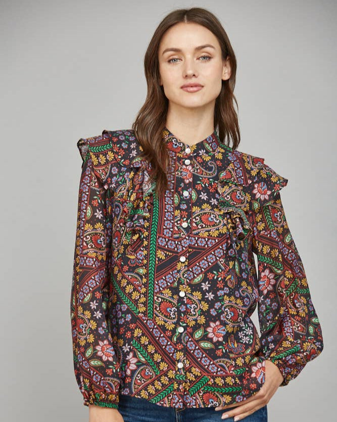 Mary Ruffle Blouse