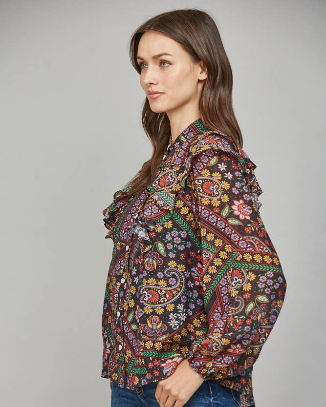 Mary Ruffle Blouse