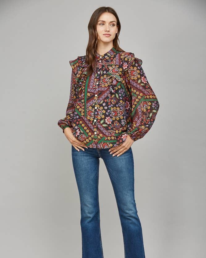 Mary Ruffle Blouse