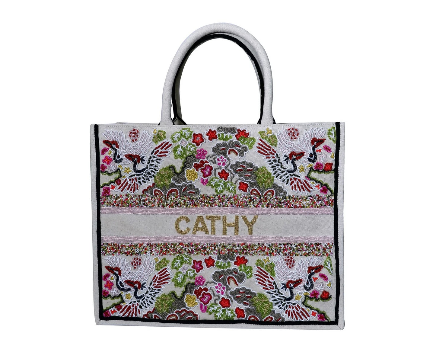 Custom Beaded Tote