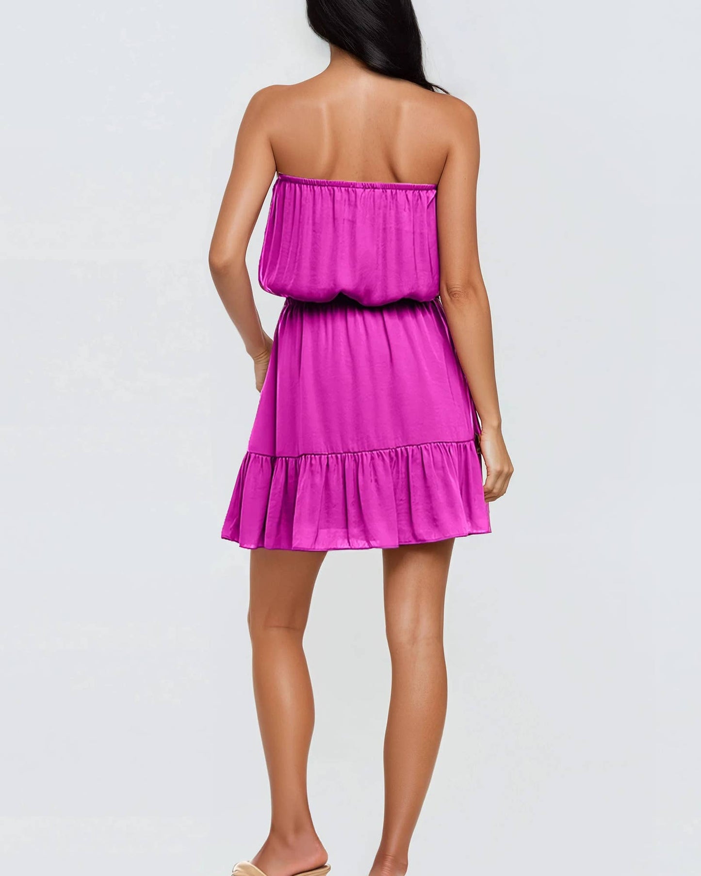 Mini Stacia Strapless Tube Dress