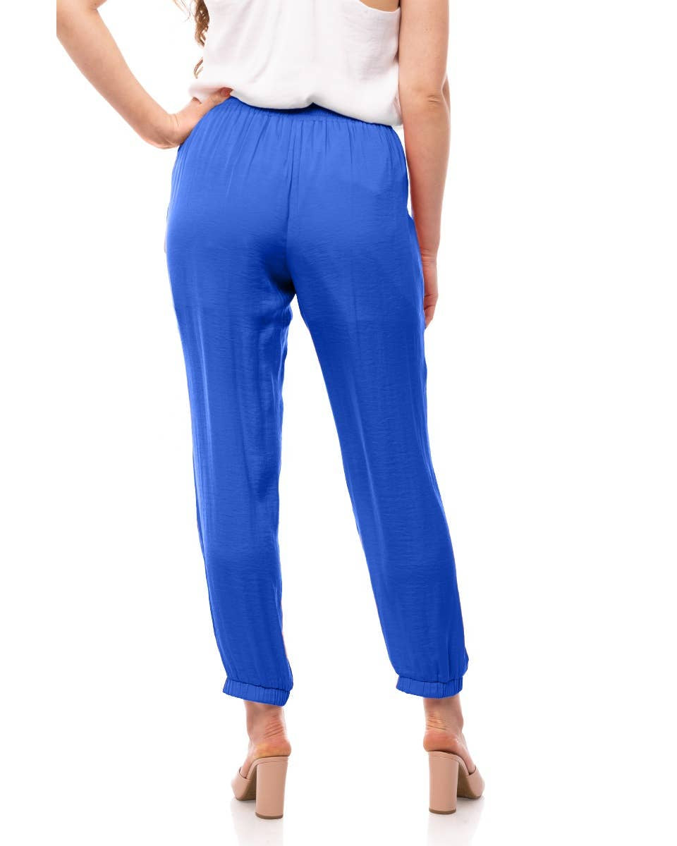 Sofia Satin Joggers