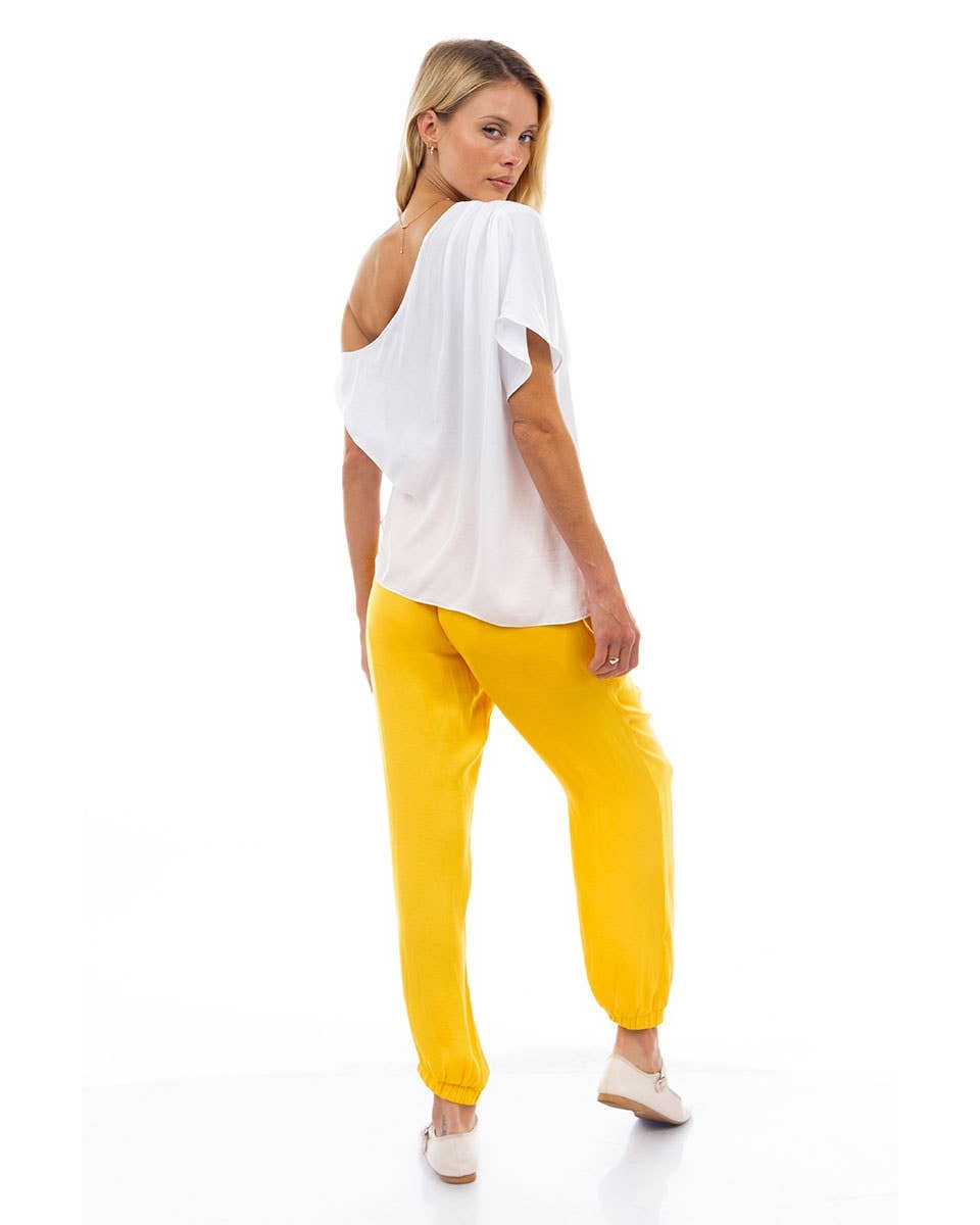 Sofia Satin Joggers