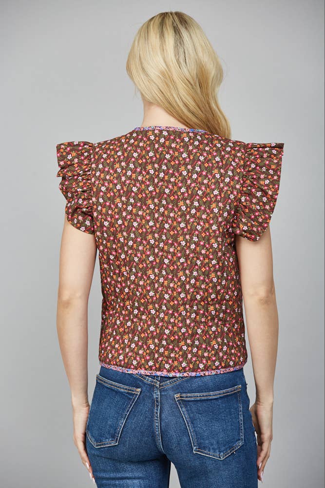 Harper Floral Vest