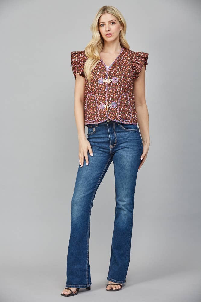 Harper Floral Vest