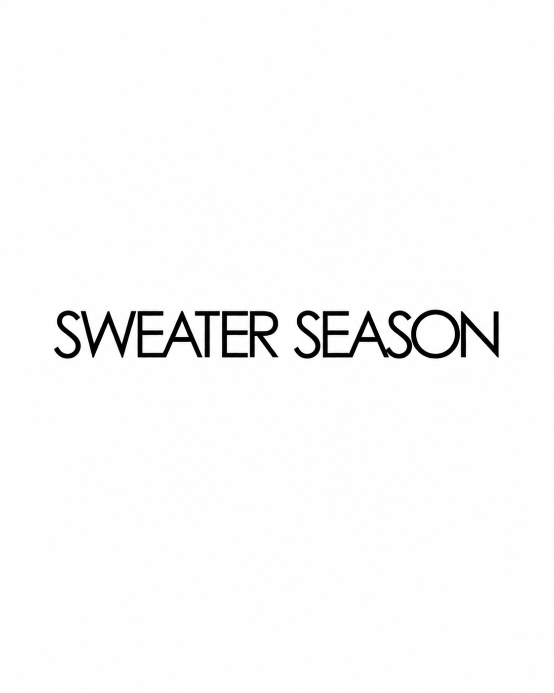 Sweater Season