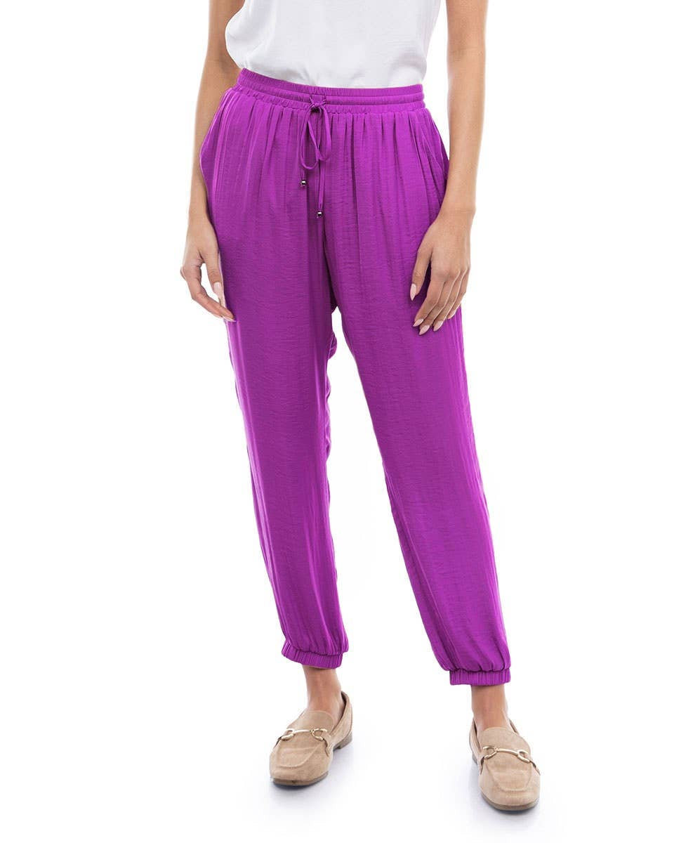 Sofia Satin Joggers