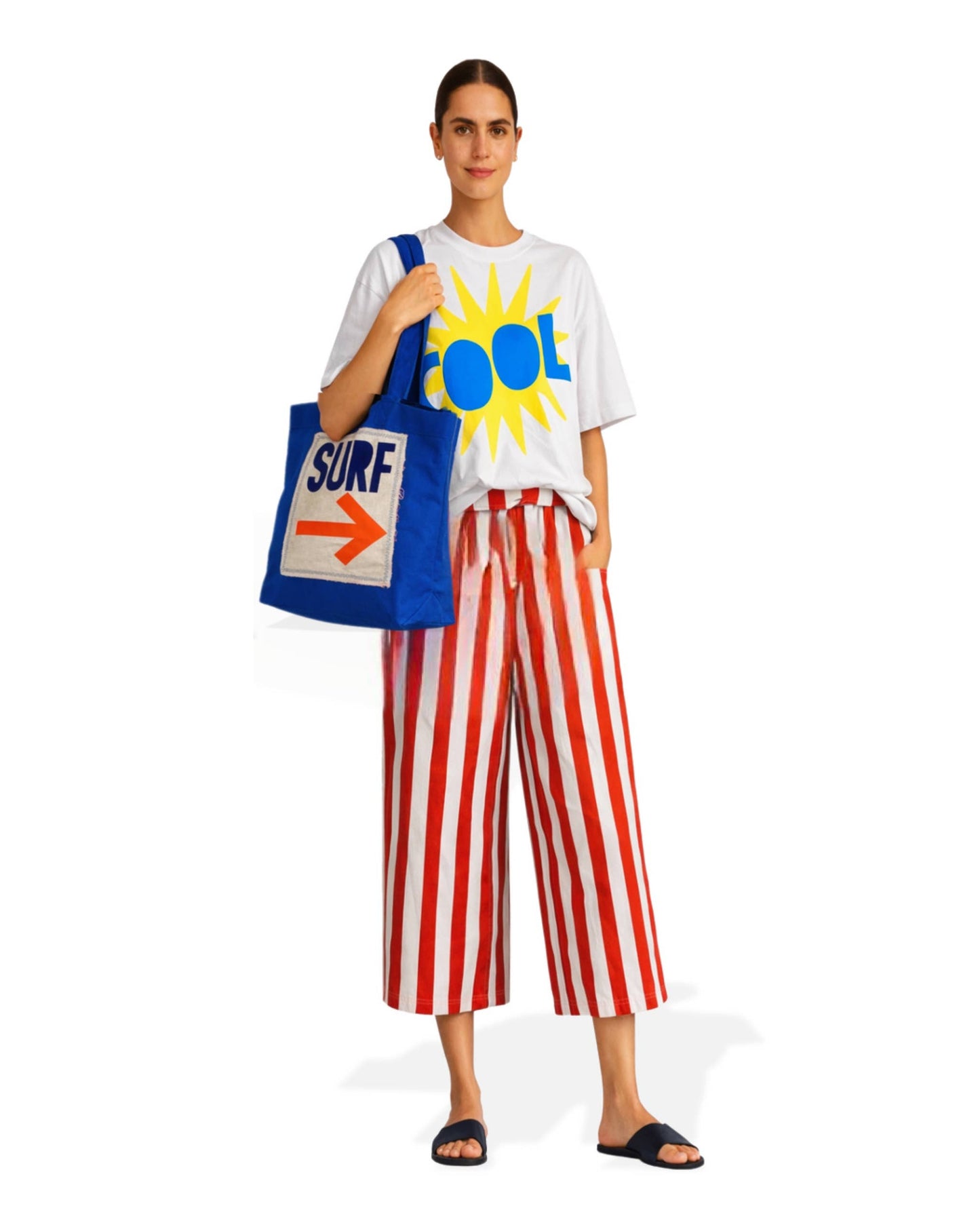 Surf This Way Oversized Cabana Bag