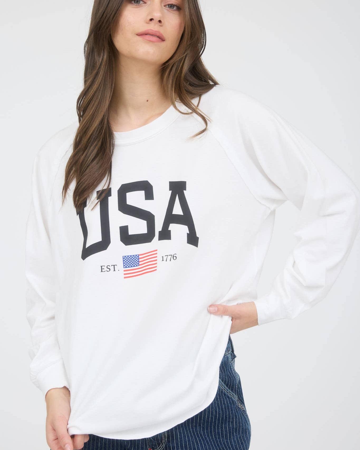 Oversized USA Tee