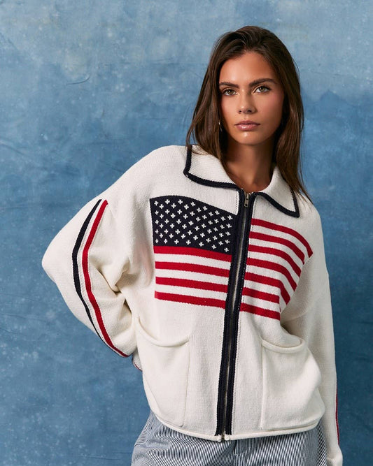 USA Sweater Jacket