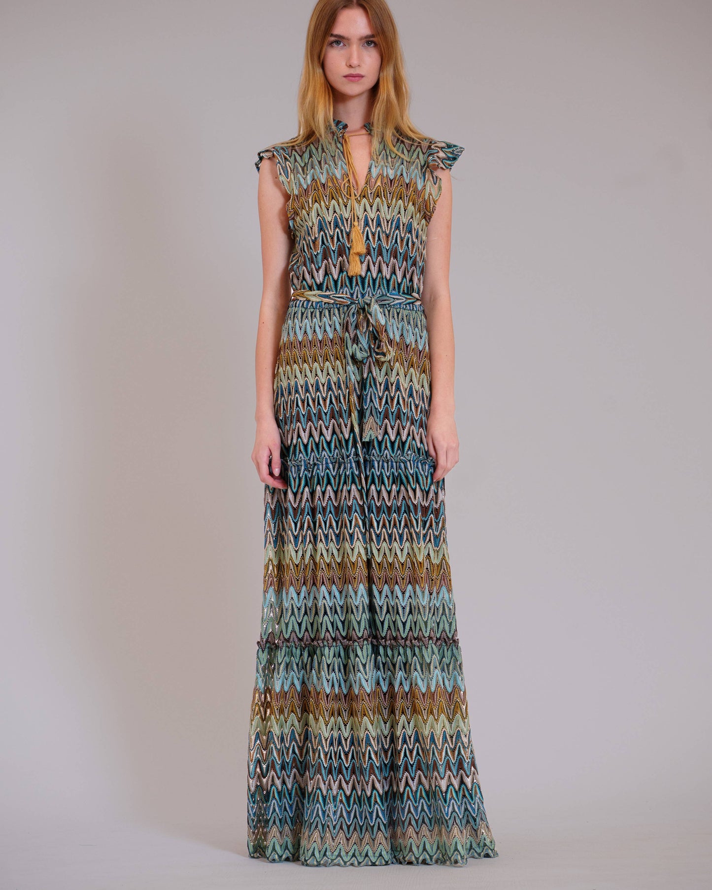 Sleeveless Mesh Dress
