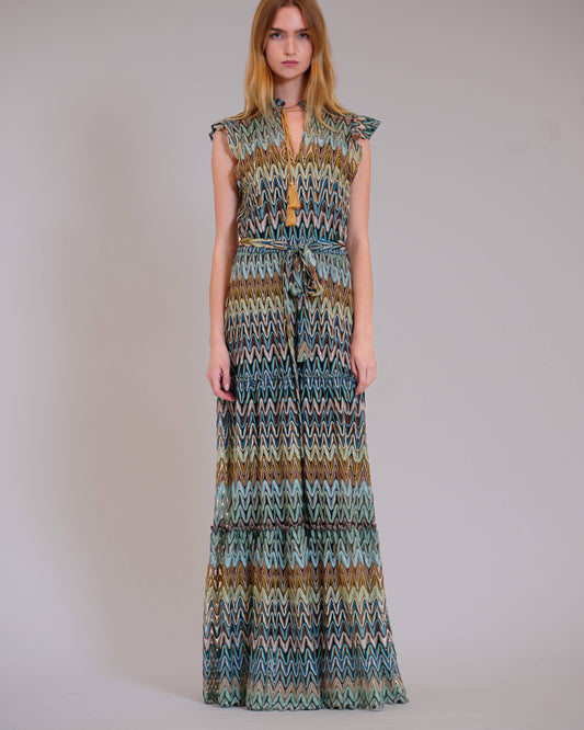 Sleeveless Mesh Dress
