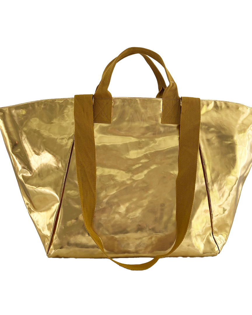 Gold Metallic Chelsea Bag
