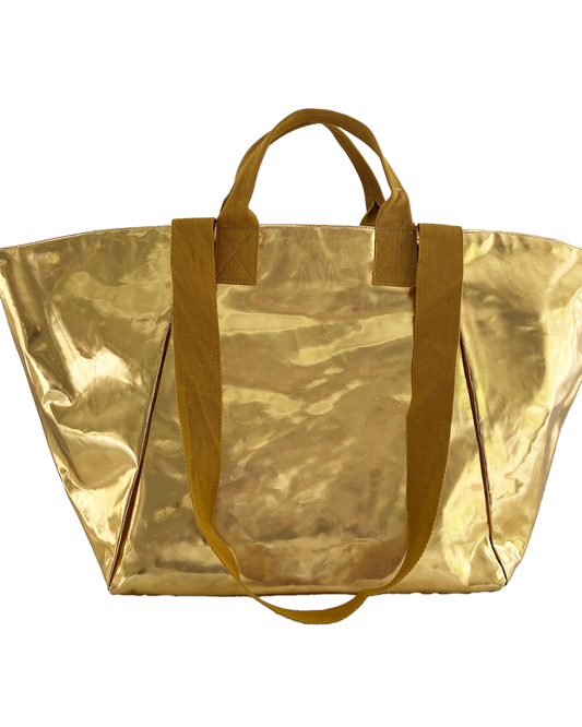 Gold Metallic Chelsea Bag