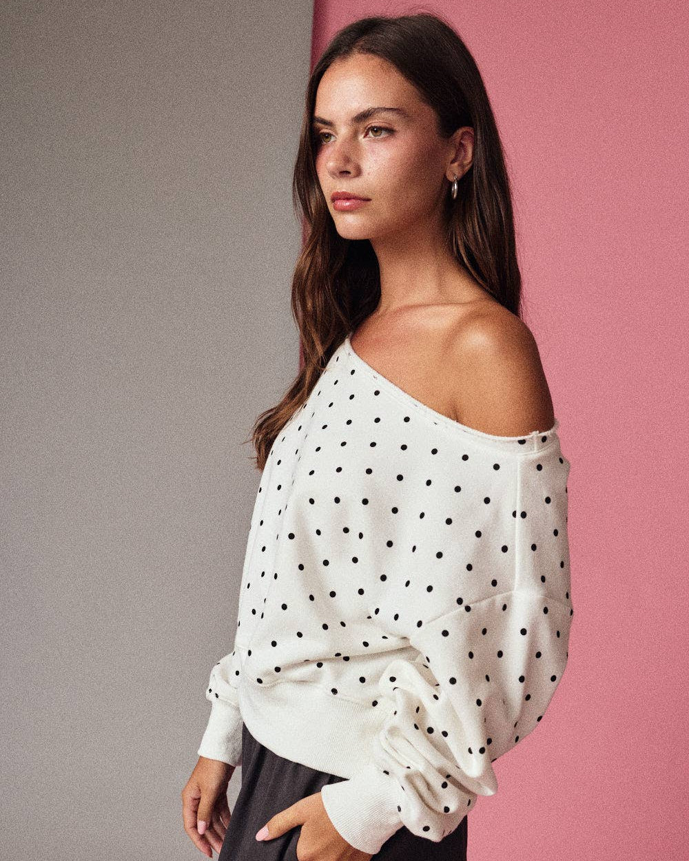 Catalina Polka Top
