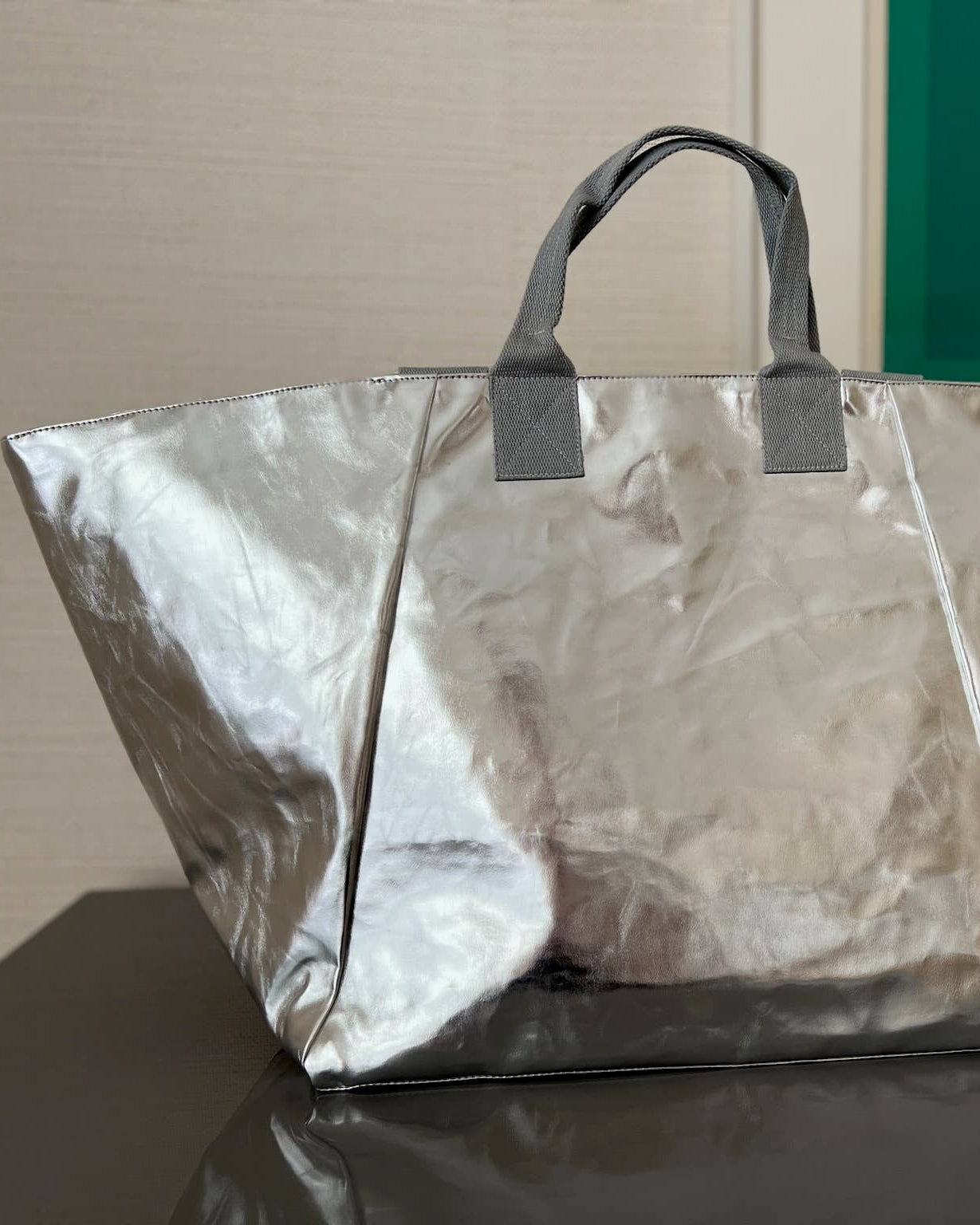 Silver Metallic Chelsea Bag