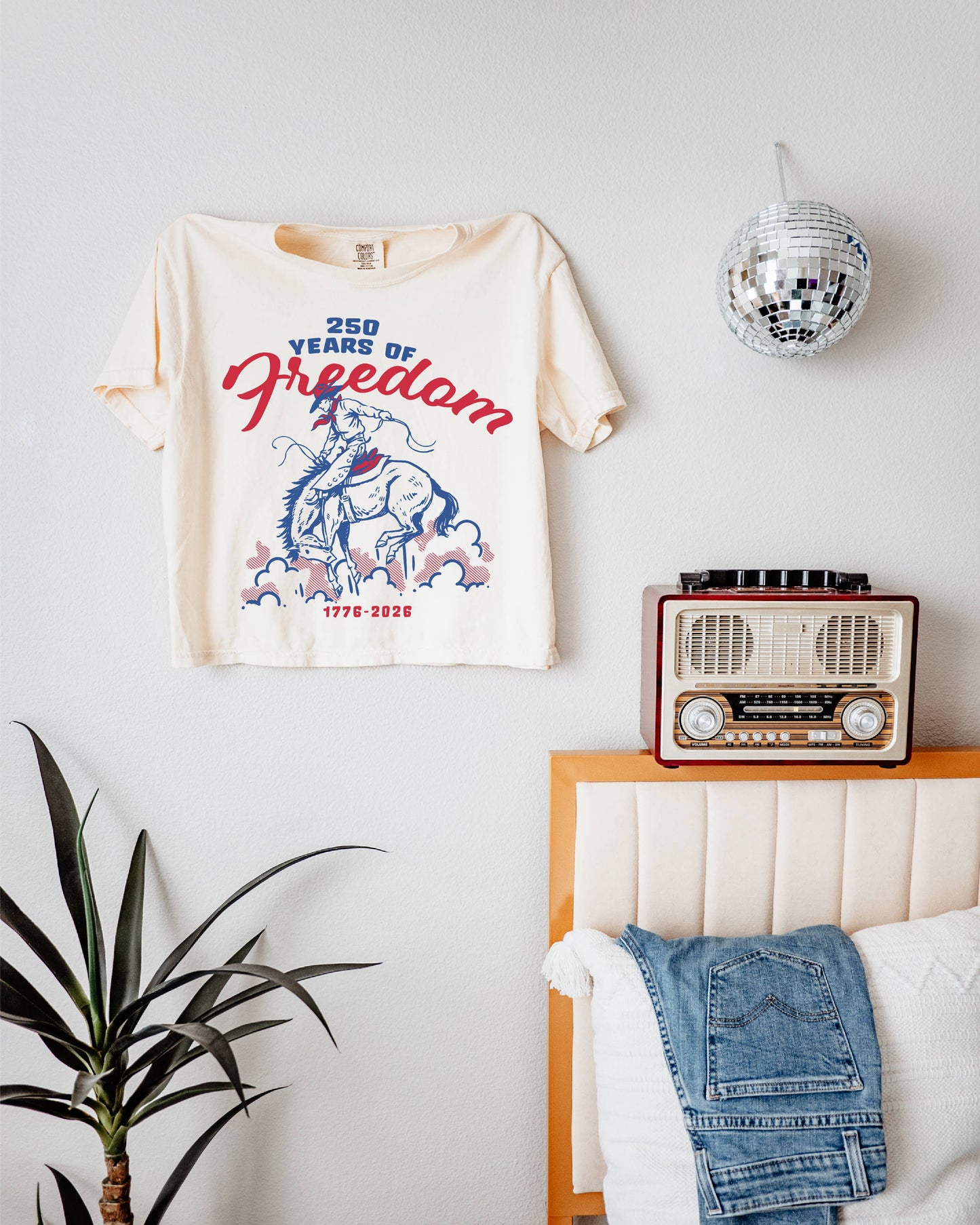 Freedom Crop Tee