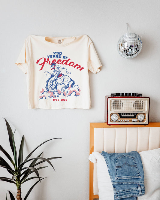 Freedom Crop Tee