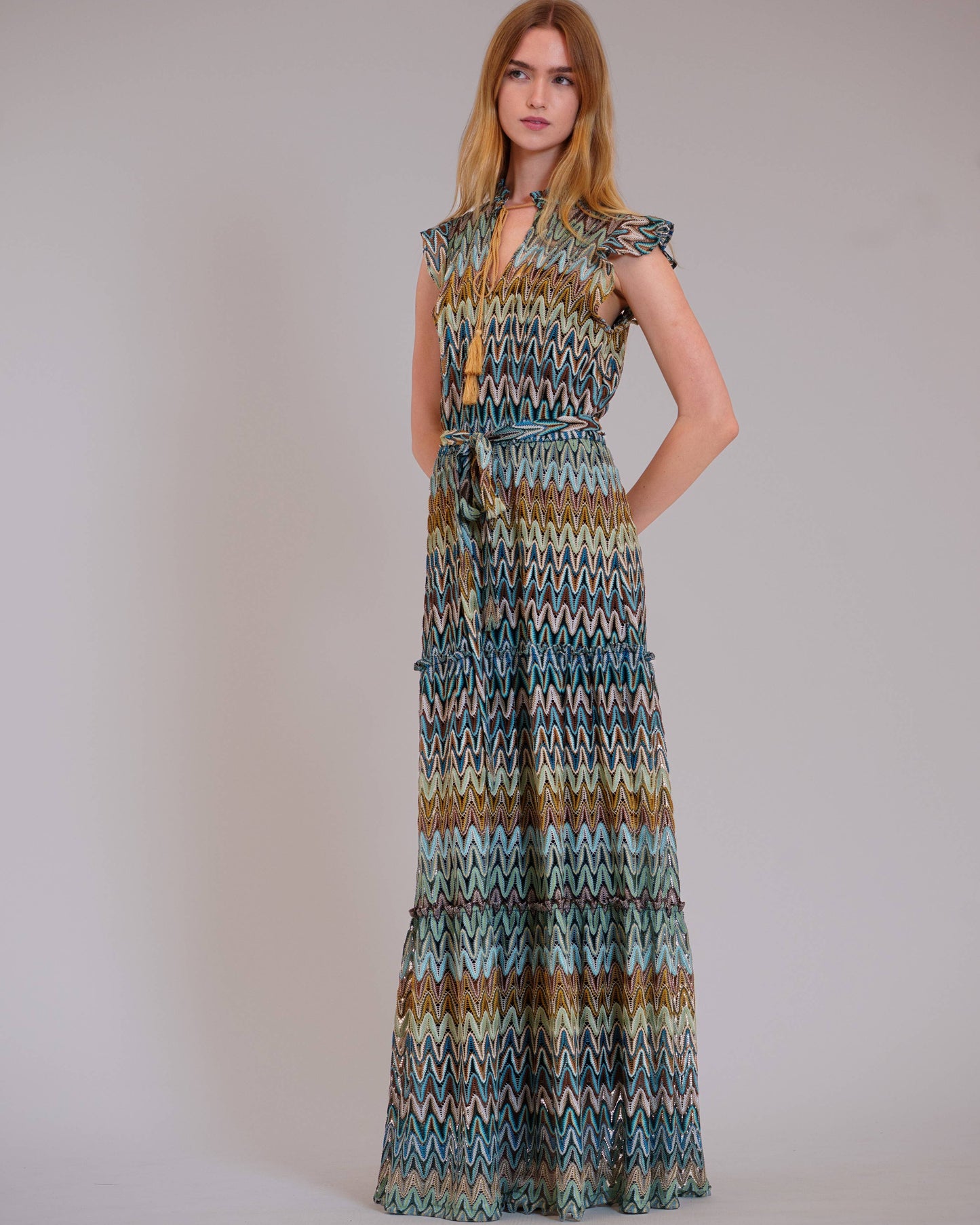 Sleeveless Mesh Dress
