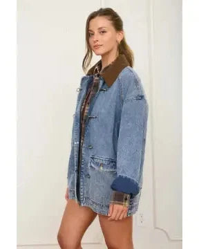 Barn Coat with Latches