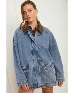 Barn Coat with Latches