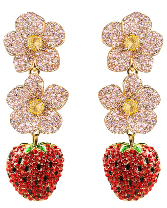 Juicy Strawberry Earrings