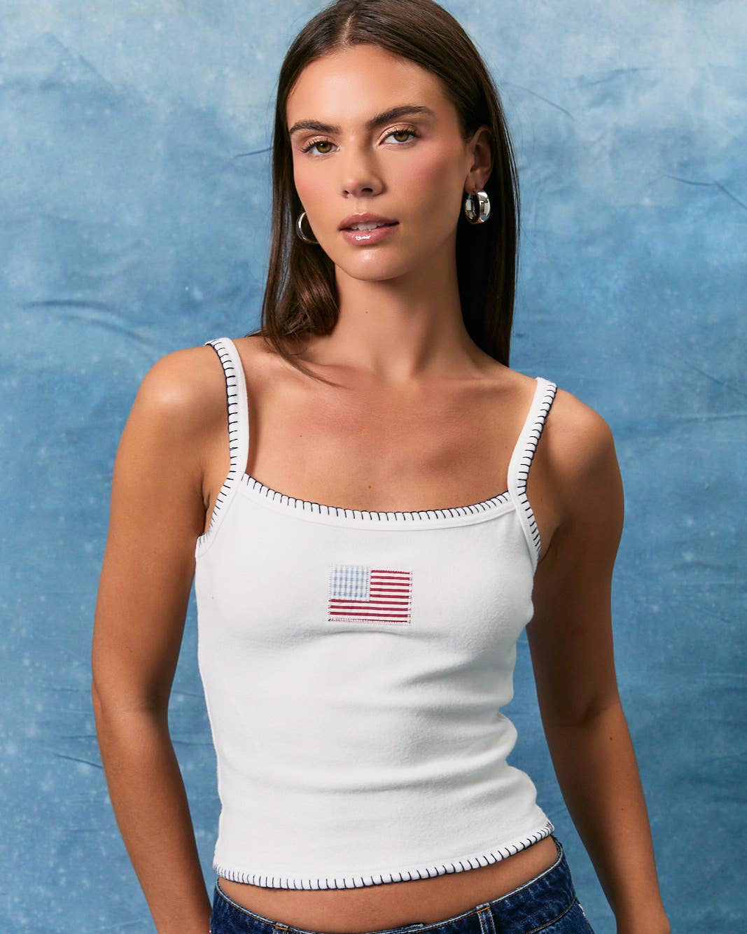 Vintage Flag Tank
