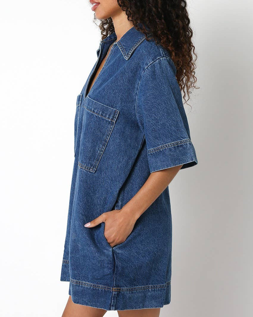 Ava Denim Dress