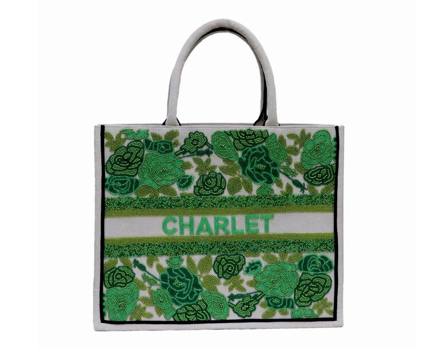Custom Beaded Tote