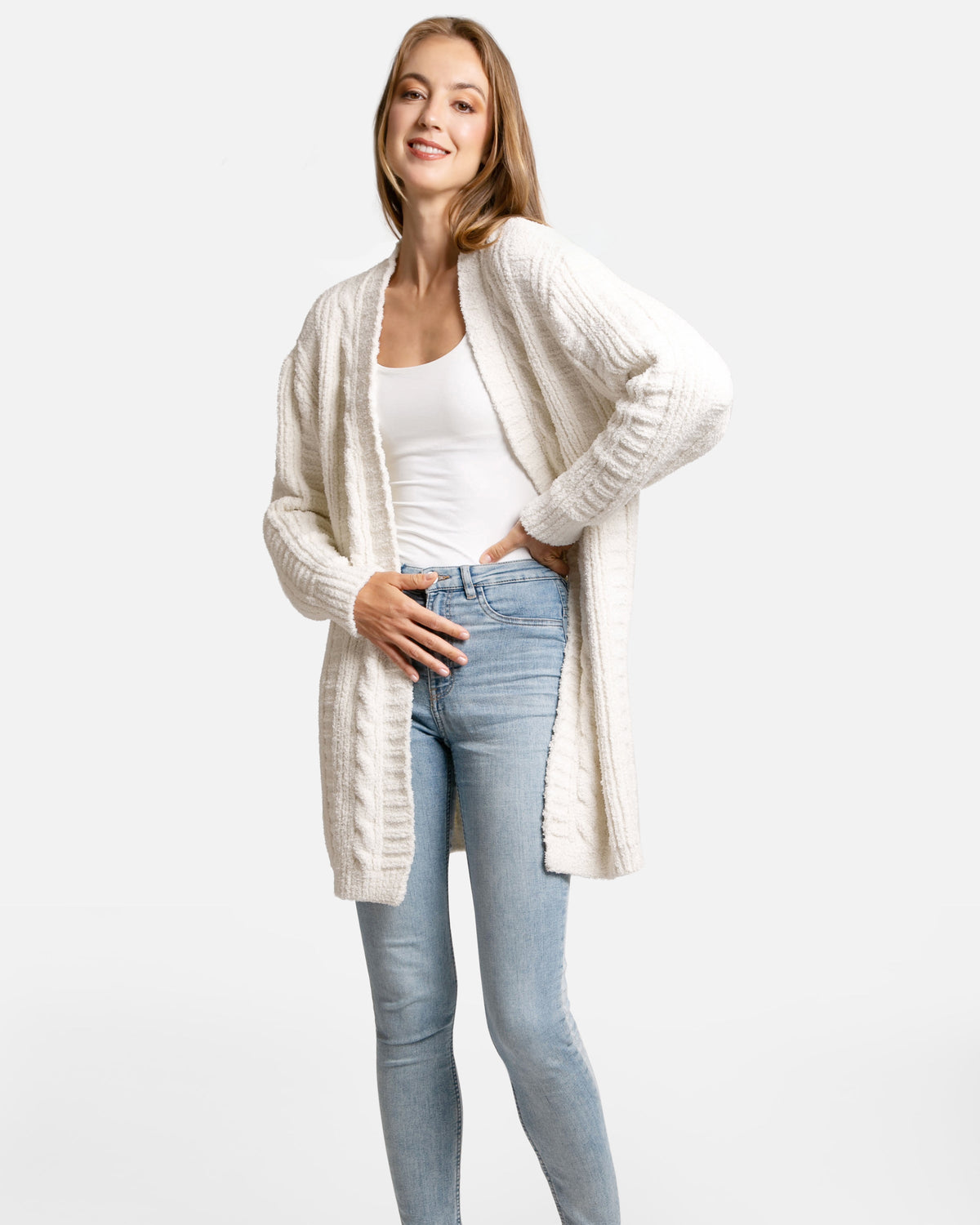 Open Front Cardigan