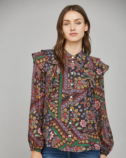 Mary Ruffle Blouse