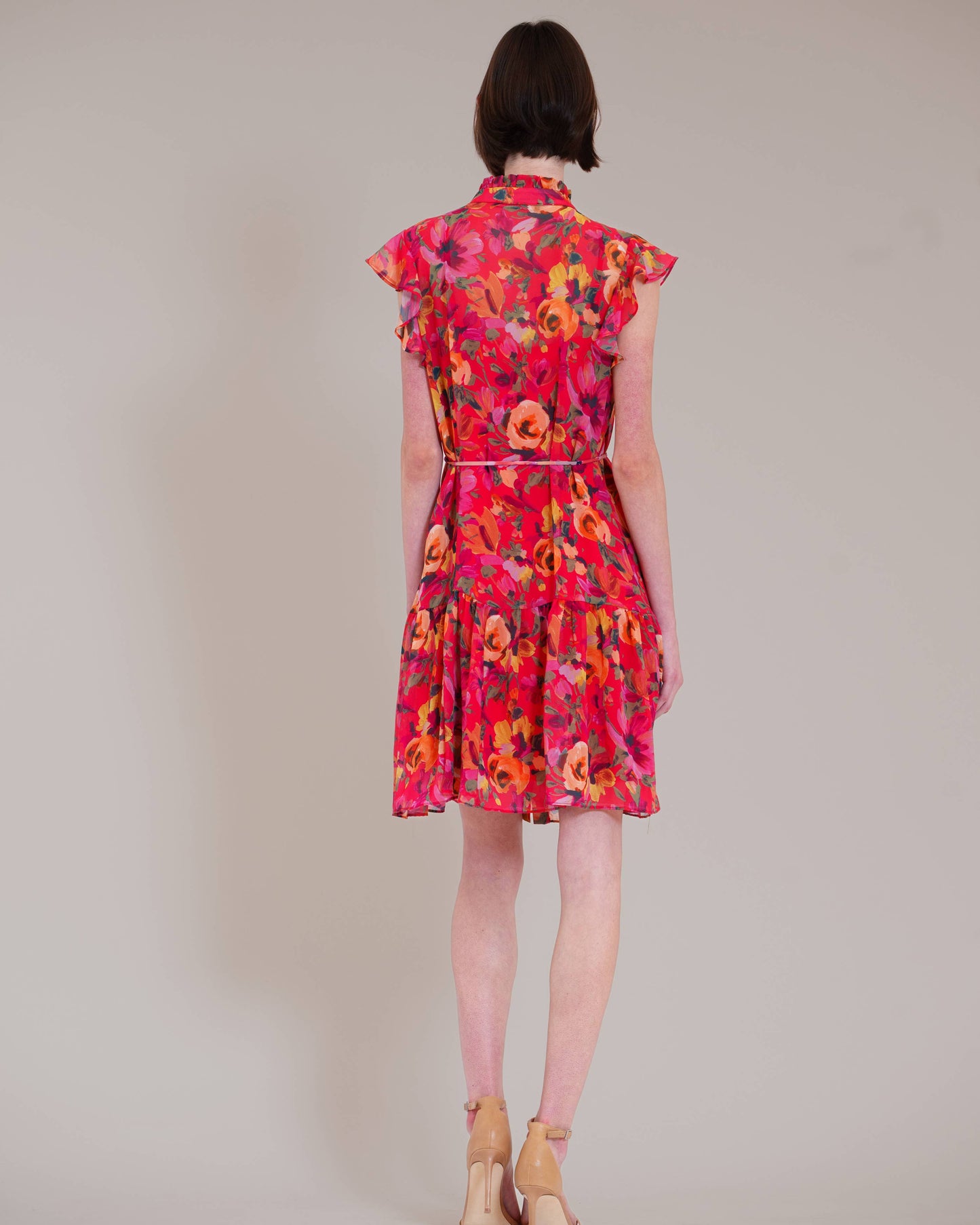 Flutter Sleeved Dress
