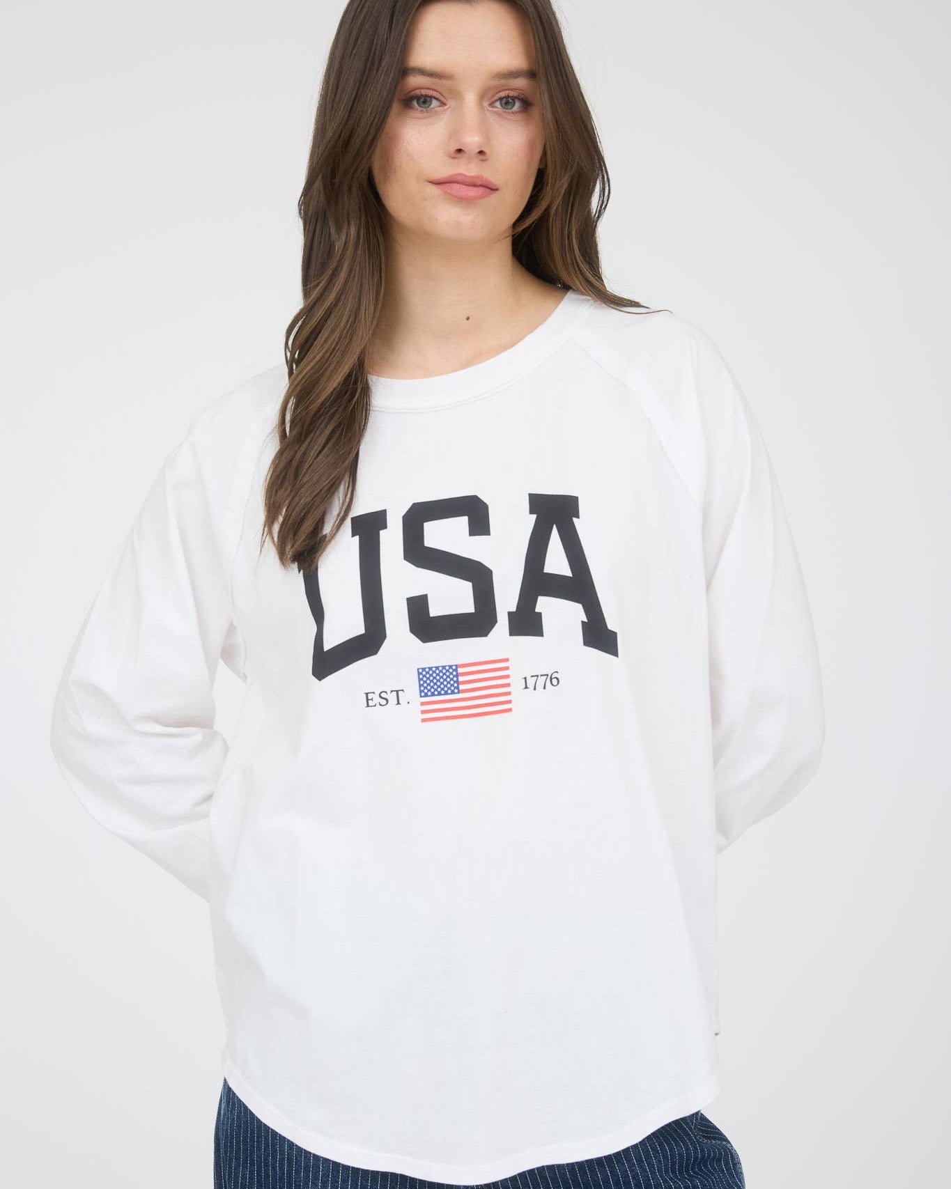 Oversized USA Tee