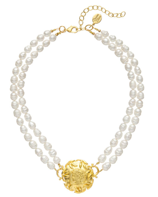 Laudomia Pearl Necklace